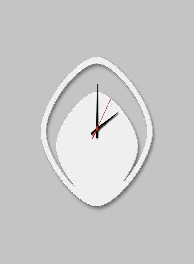 POLITE Acrylic Transparent Stylish Wall Clock Unique Design Suitable for Living Room, Bed Room, Home & Office, Wedding Gift New Year Gift (Modern 5) - Image 4