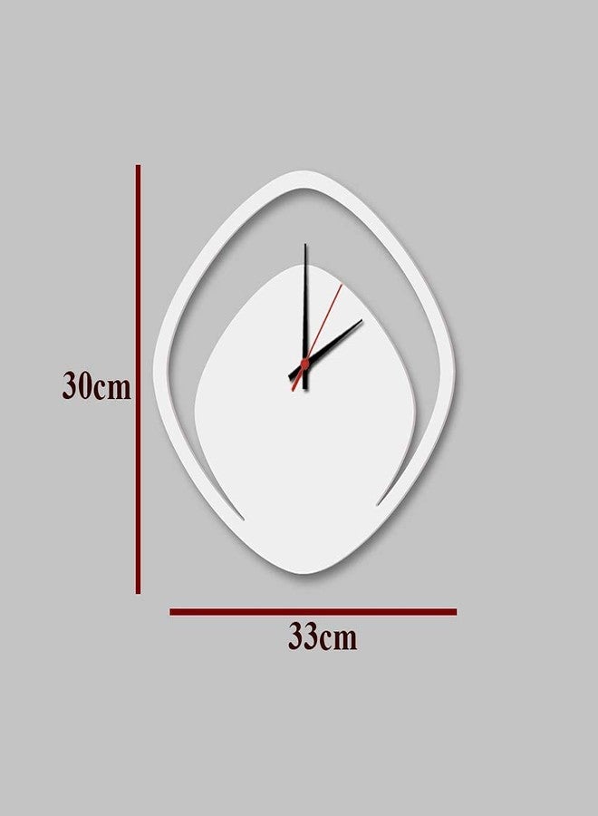 POLITE Acrylic Transparent Stylish Wall Clock Unique Design Suitable for Living Room, Bed Room, Home & Office, Wedding Gift New Year Gift (Modern 5) - Image 2