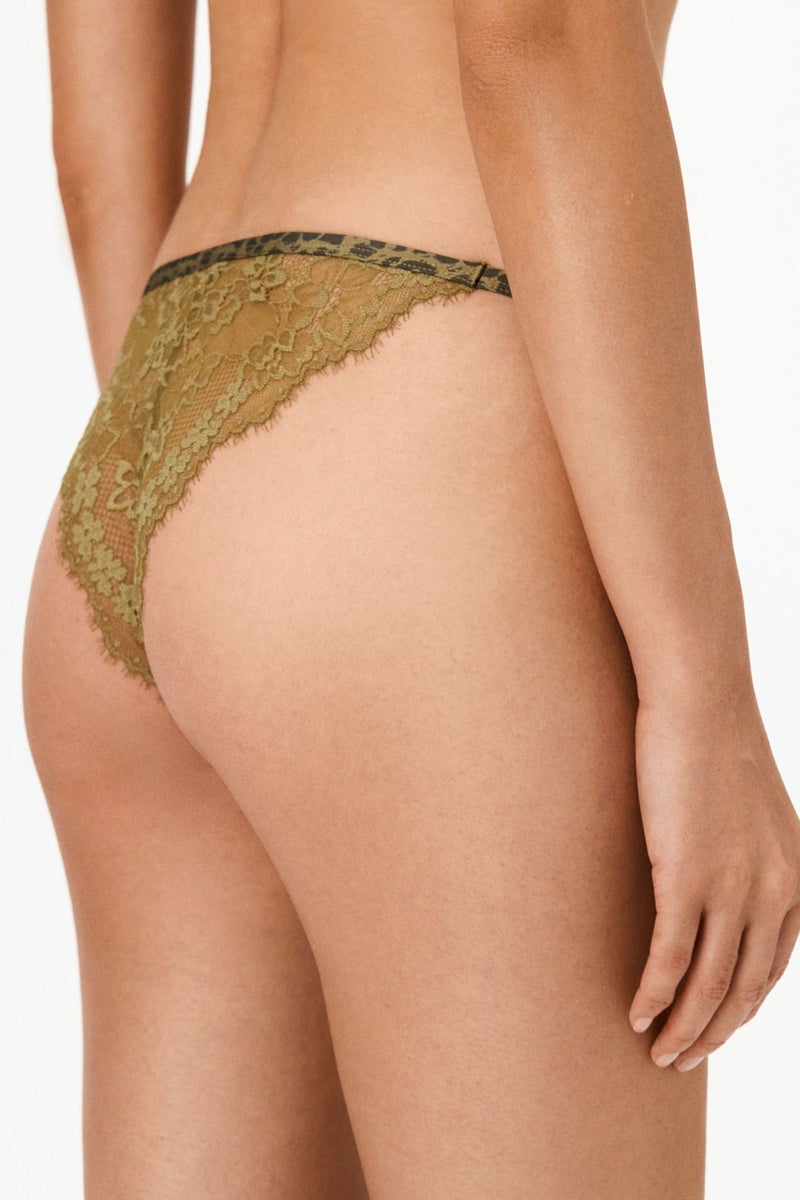 PENTI Women's Micro Brazilian Briefs Printed Lace - Image 2
