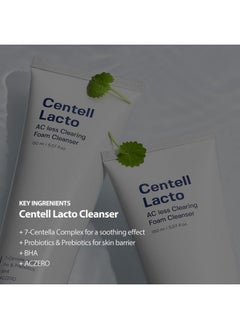 SUNGBOON EDITOR SUNGBOON EDITOR Centell Lacto AC Less Clearing Foam Cleanser | Acne Face Wash for Oily Skin | Exfoliating Acne Treatmemt with Probiotics & BHA | Deep Pore Cleanser | Korean Skin Care  - Image 5