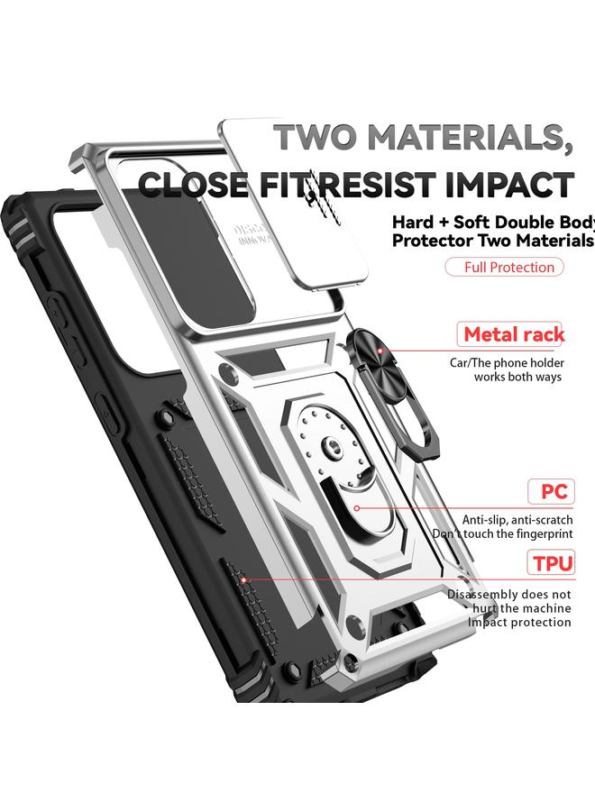 S-TOP Case For Samsung Galaxy S25 Ultra 5G Sliding Camshield Holder Phone Case - Image 4