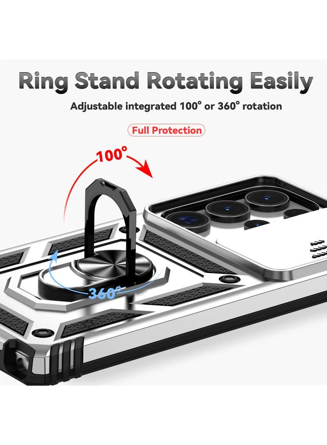 S-TOP Case For Samsung Galaxy S25 Ultra 5G Sliding Camshield Holder Phone Case - Image 5