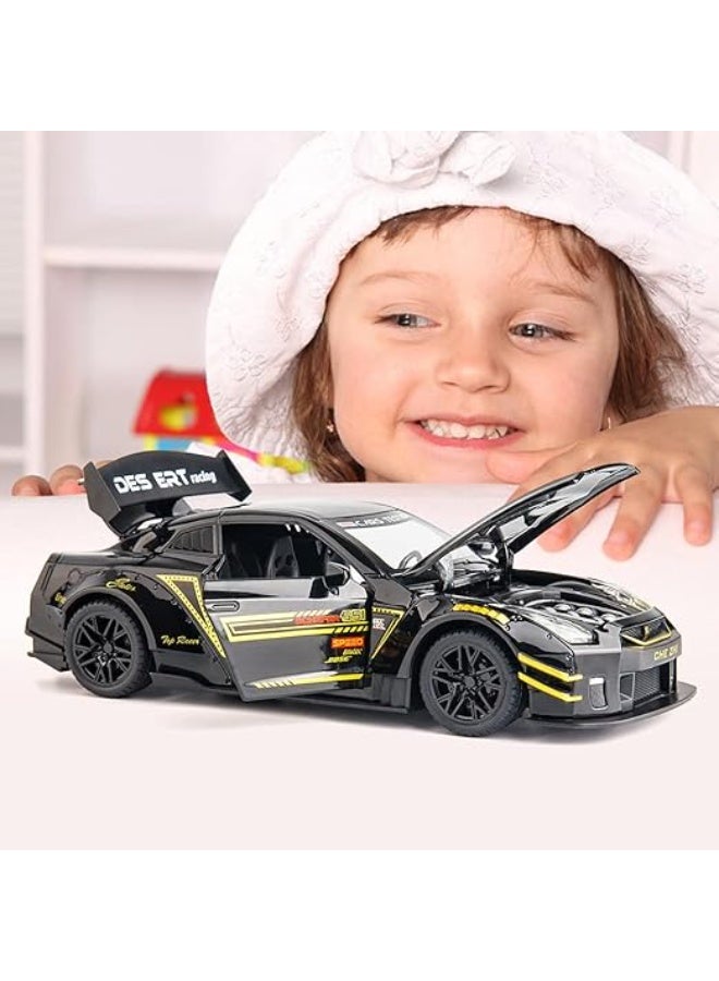 Nissan سيارة نيسان جي تي آر R35 قابلة للسحب مصنوعة من المعدن 1:24 متنوعة. CZ128AD - Image 4