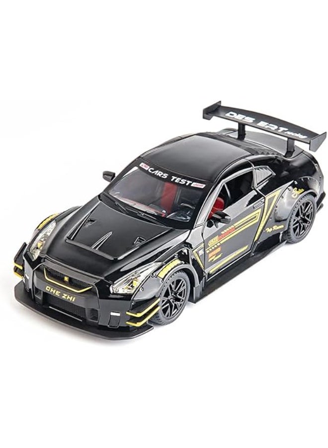 Nissan سيارة نيسان جي تي آر R35 قابلة للسحب مصنوعة من المعدن 1:24 متنوعة. CZ128AD - Image 1