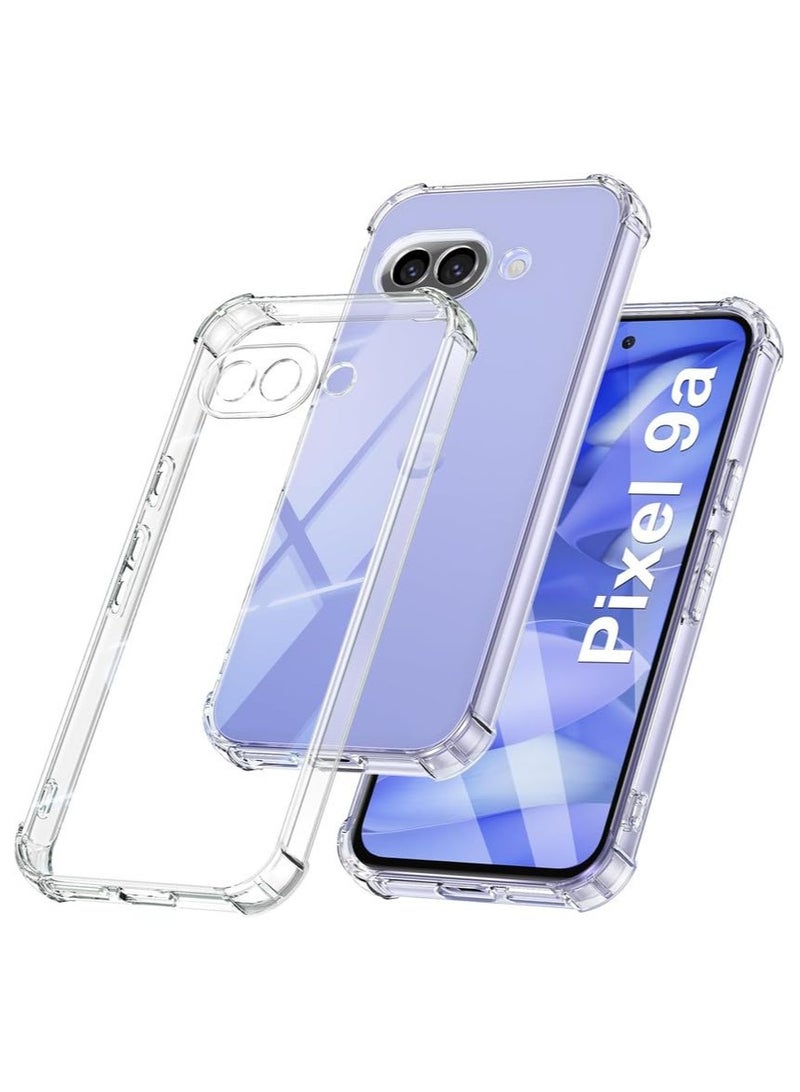 غطاء حماية شفاف ناعم ومرن من مادة TPU مع حماية معززة للزوايا مصمم لهاتف Google Pixel 9A - Image 4