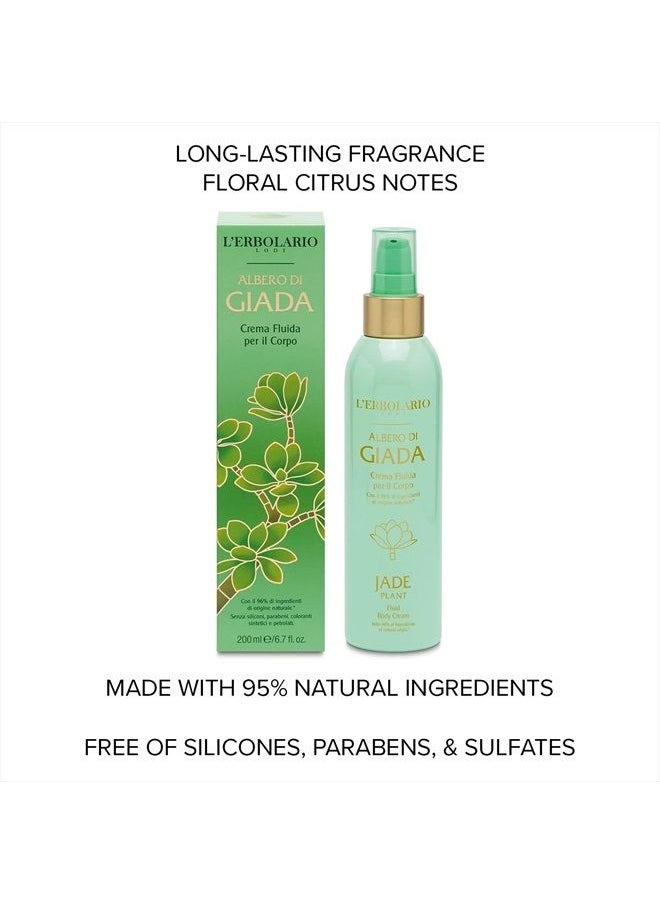 L'Erbolario Jade Plant Fluid Body Cream by LErbolario for Unisex - 6.7 oz Body Cream  - Image 2