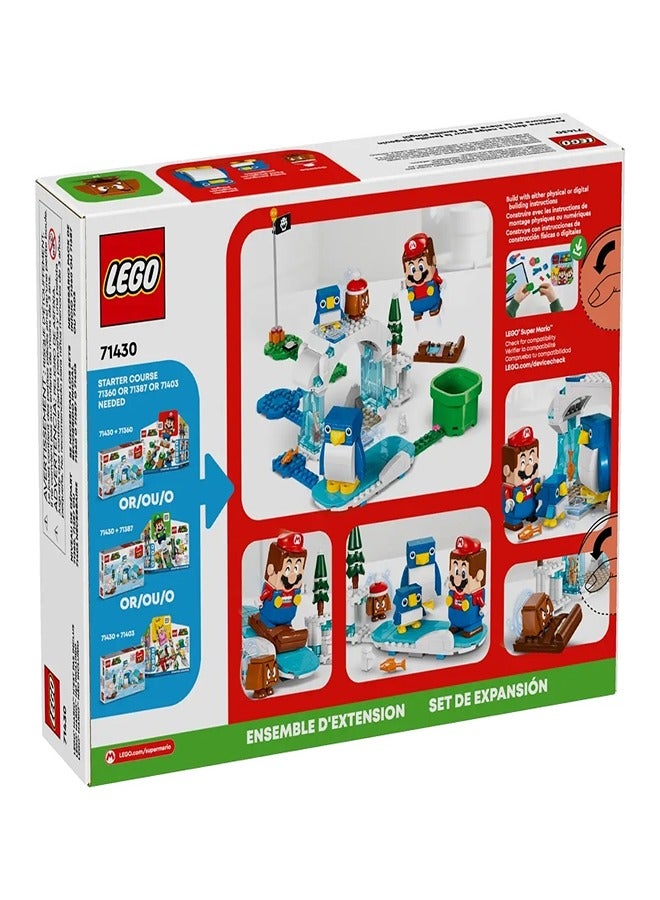 LEGO - Super Mario Penguin Family Snow Adventure Expansion Set 228 Pieces - 71430 - Image 4
