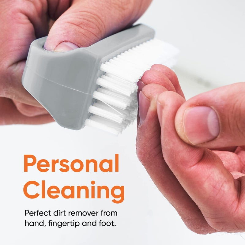 Superio Nail Brush for Cleaning Fingernails, Nail Scrubber Brush, Toe Foot Hands Fingernail Brush Cleaner- Small Scrub Brush- All-Purpose Stiff Cleaning Brush for Home, Kitchen, Work, (3) - Image 5