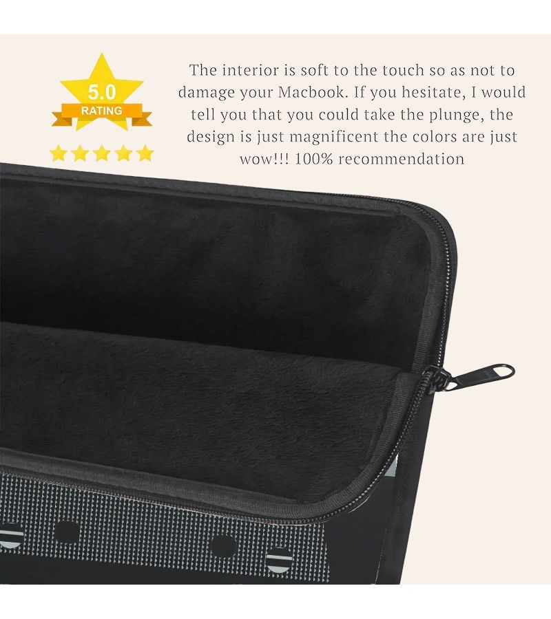 Custom Retro Tape Laptop Case 13in for Work Travel Gift - Image 5