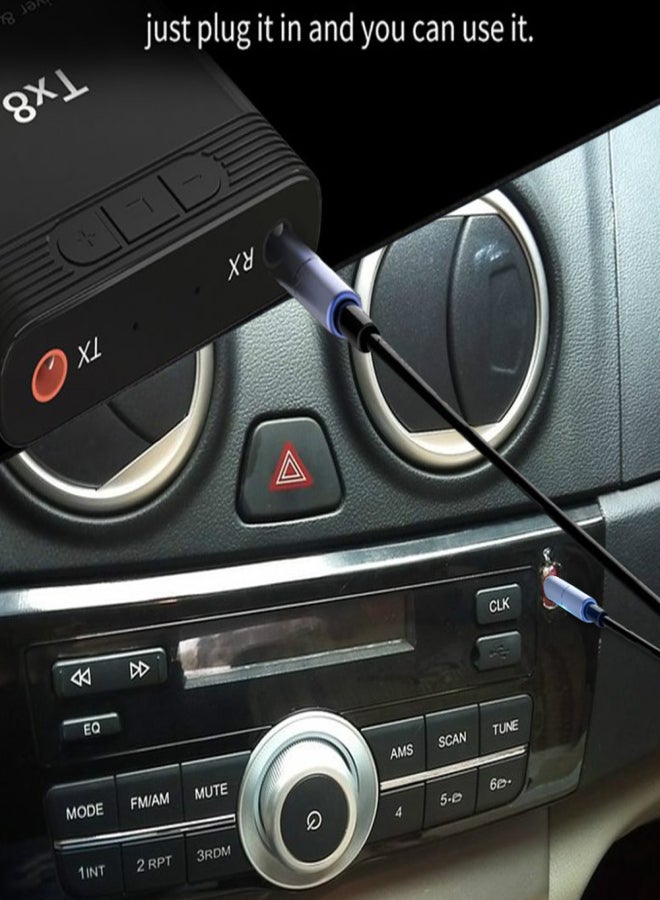 Tx8 2 in 1 Bluetooth 5.0 Transmitter Receiver Audio Adapter for TV PC Headphone MP3/MP4 Music Playback - Image 4