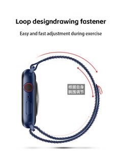Fazza 3PCS Apple Watch  Band 49mm 45mm 44mm 42mm Nylon Woven Sport Strap  - Image 2