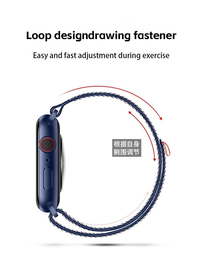 Fazza 3PCS Apple Watch  Band 49mm 45mm 44mm 42mm Nylon Woven Sport Strap  - Image 2