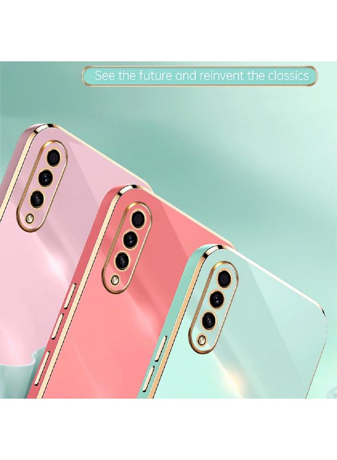 S-TOP Case For Samsung Galaxy A50 XINLI Straight Edge 6D Electroplate TPU Phone Case - Image 4