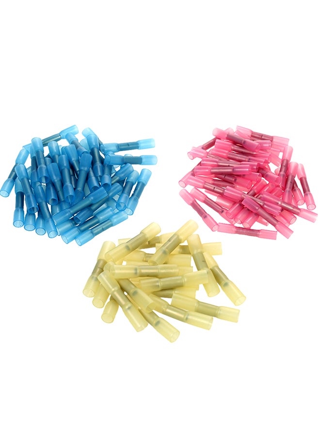 Loquat 100-Piece Solder Seal Wire  Connector Terminals Multicolour - Image 1