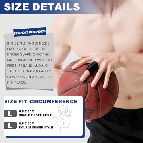 TecoKart® 2 PCS Dual and Single Finger Splint for Pain Relief – Flexible Finger Support & Brace for Arthritis, Tendonitis, Trigger Finger, & Finger Fracture Support – Adjustable, Breathable, Washable, Universal Fit - Image 2