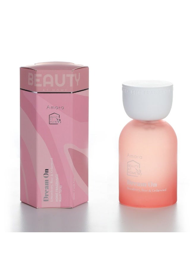DANUBE HOME بخاخ الغرفة أمارا هومبل دريم أون - عطر منزلي فاخر يدوم طويلاً، معطر هواء فاخر لغرفة النوم، غرفة المعيشة، المكتب والسيارة، يقضي على الروائح مع عطر مهدئ 100 مل D53XH10Mm - Image 1