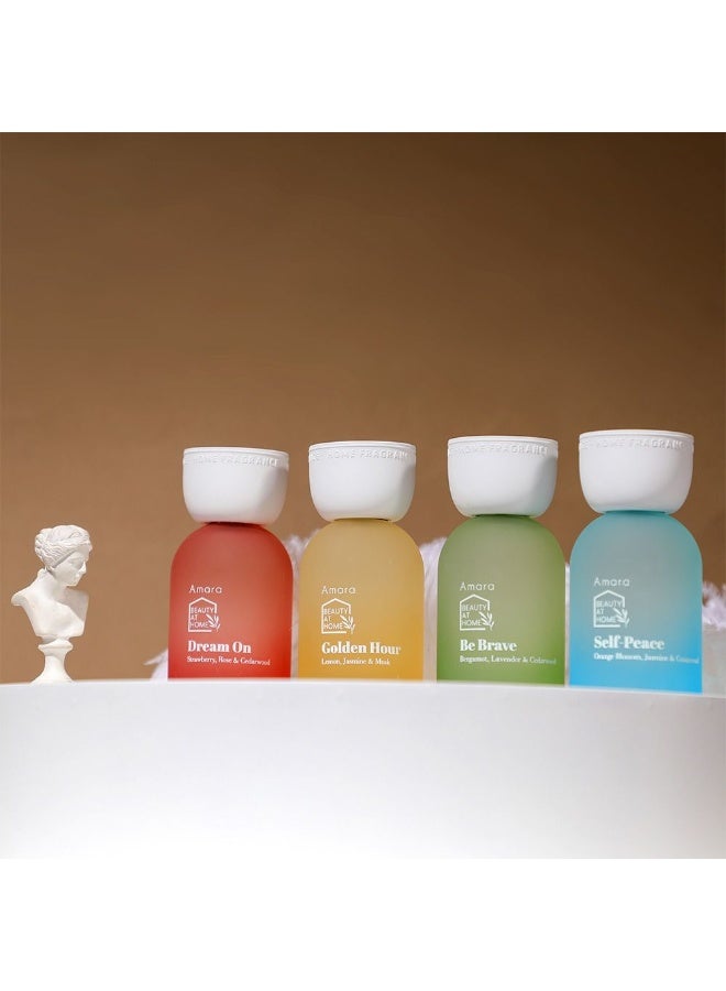 DANUBE HOME بخاخ الغرفة أمارا هومبل دريم أون - عطر منزلي فاخر يدوم طويلاً، معطر هواء فاخر لغرفة النوم، غرفة المعيشة، المكتب والسيارة، يقضي على الروائح مع عطر مهدئ 100 مل D53XH10Mm - Image 2