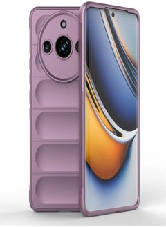 New Armor Shockproof Back Bumper Soft TPU Fundas Compatible with Realme 11 Pro Plus 5G (Lavender)