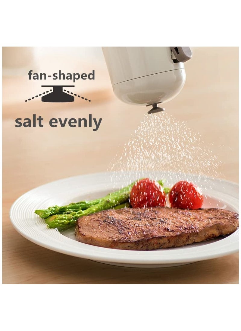 Hawaii 2 Pcs Salt and Pepper Shakers Glass Bottle Spice Jar Seasoning Jar with Lid Sealed Quantitative 0.5g Salt Each Press Ration Salt Shakers Spice Dispenser Seasoning Container  - Image 3