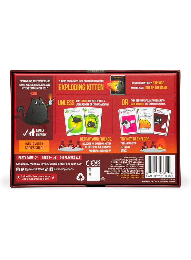 Bluejw Hilarious Game For Family Game Night Funny Card Games For Ages 7 And UP 56 Cards 2 To 5 Players 15 Minutes Of Play - Image 3