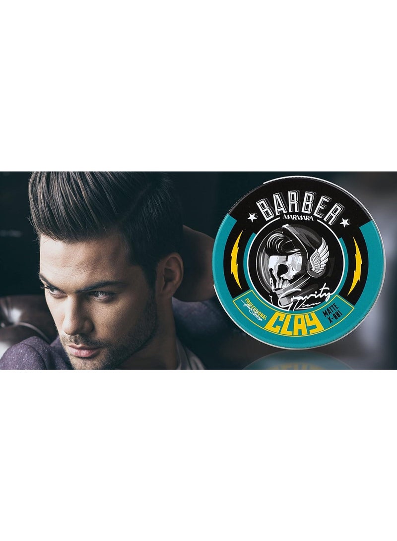 باربر مرمرة شمع كلاي للشعر، 100 مل - Image 3