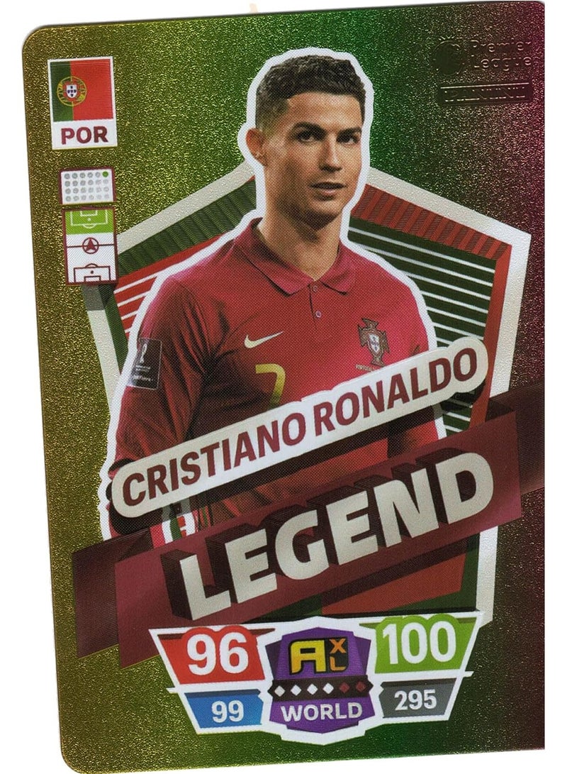 Maanys RainbowFootball Star Cards Deck Box, World Cup 2022 Players Sticker Collection Pack of 55 Stickers (Silver) - Image 5