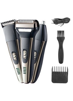 3 in 1 Hair Clippers for Men Nose Hair Trimmer Micro Shavers Mens Grooming Kit Cordless Rechargeable T Blade Trimmer