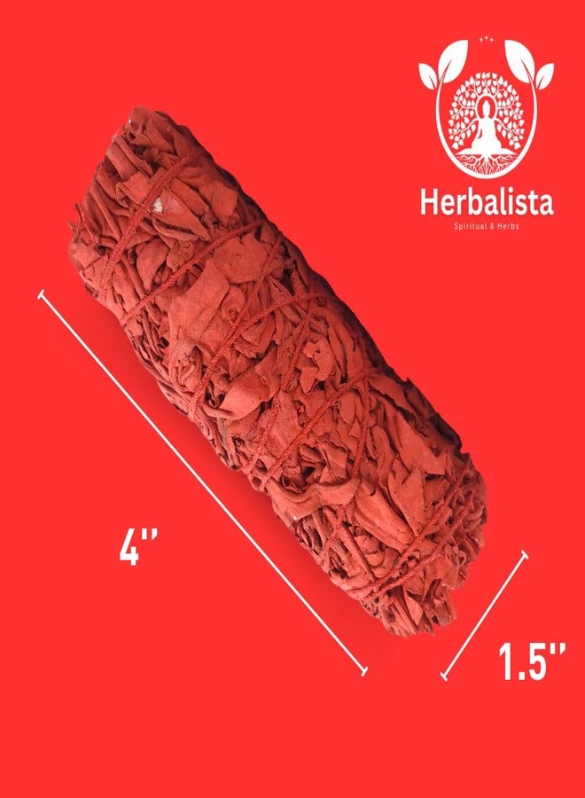 HERBALISTA هيرباليستا - مجموعة ميرمية دم التنين الفاخرة بطول 4 بوصات. 3 حزم مربوطة يدويًا، مجموعة تبخير لتطهير المنزل والتأمل - طقوس تطهير احتفالية - Image 3