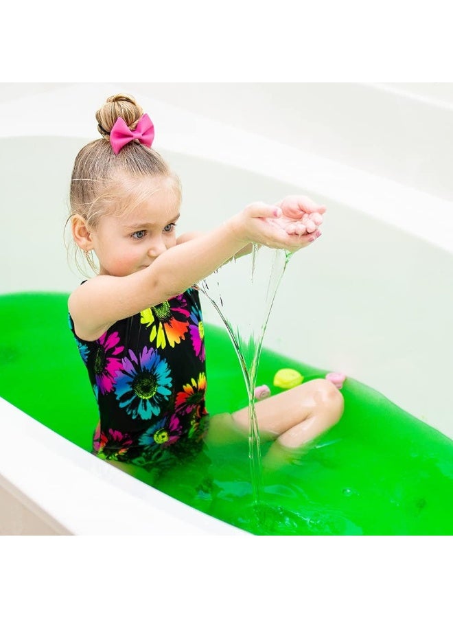 Zimpli Kids Slime Baff Purple & Green , 4 Bath Value Pack, Magically Turns Water Into Gooey, Colourful Slime, 2 X Free Crackle Baff, Children'S Sensory & Bath Toy Gift, Certified Biodegradable - Image 4