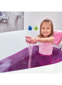 Zimpli Kids Slime Baff Green Purple, 320g With 2 Crackle  - Image 5