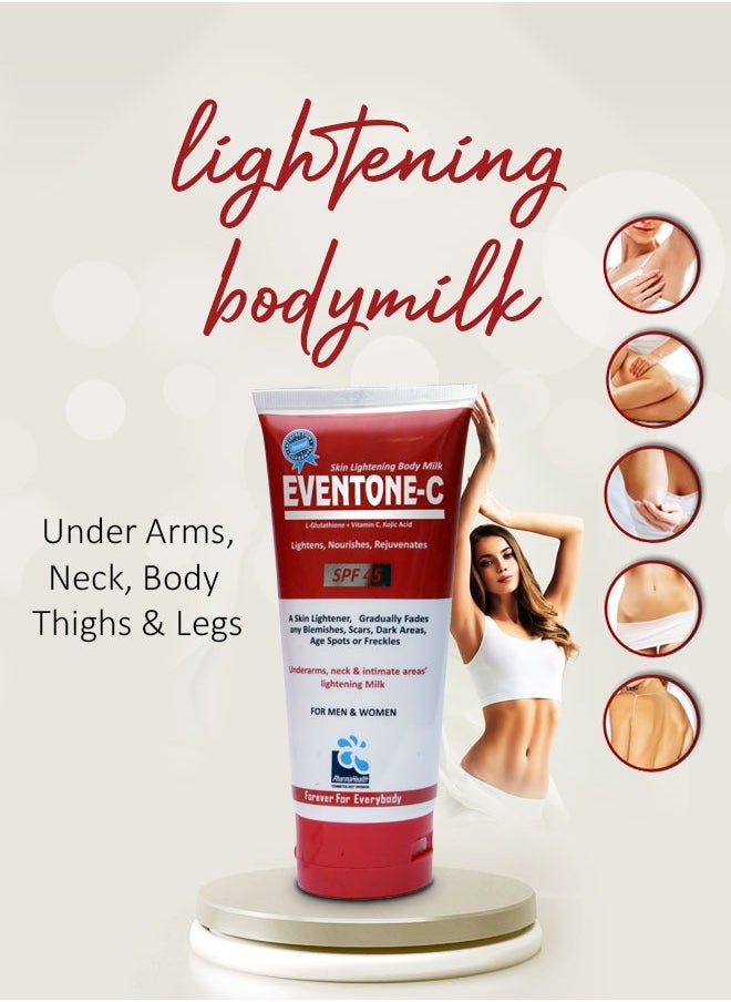 PharmaHealth - Eventone C Body Milk 150 ml Skin lightening and brightening body milk with SPF45 - Image 1