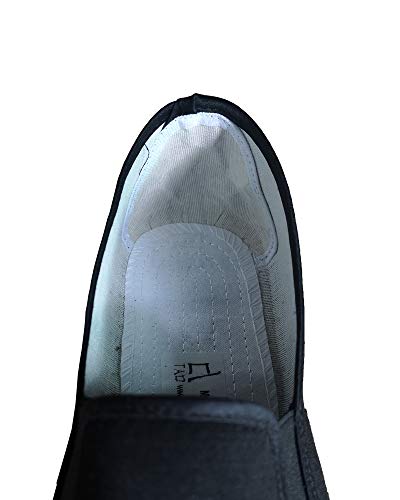 TAO Kung Fu Shoes Traditional Chinese Martial Arts Slippers Soft Comfortable and Light (Size US 10.5) Black - Image 2
