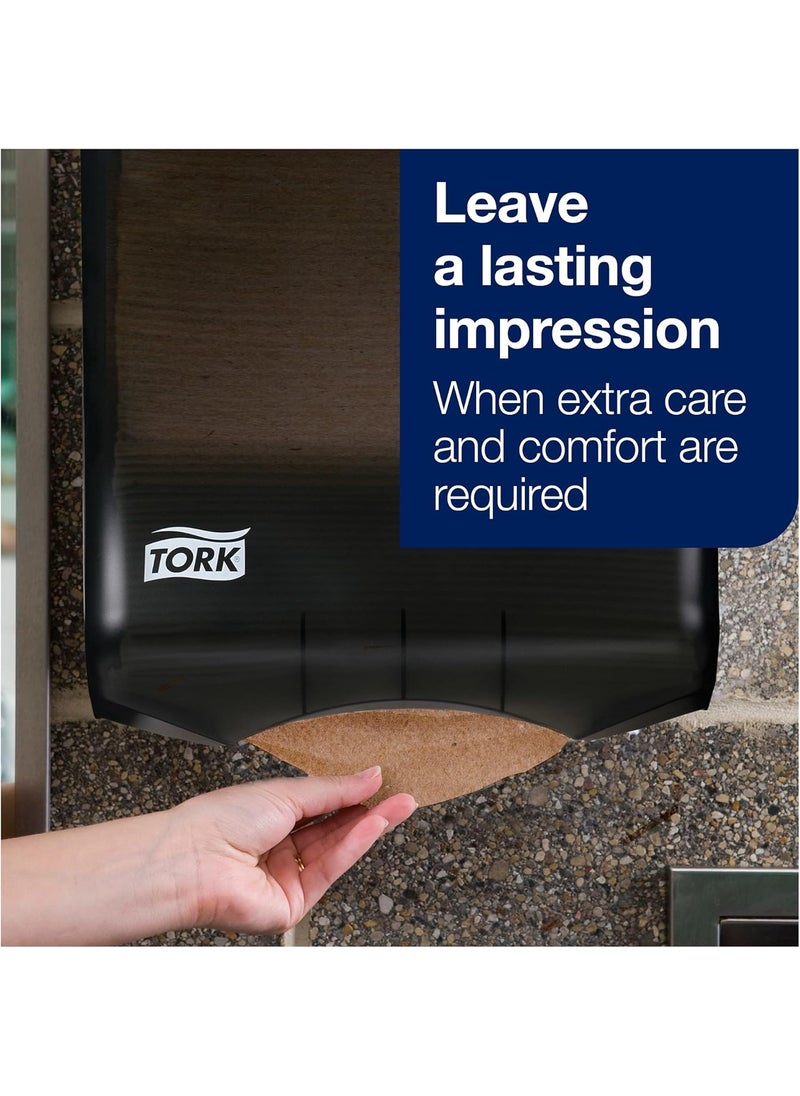 Tork Tork Multifold Hand Towel Natural H2 Universal 100 Recycled Fibers 16 x 250 Sheets MK530A  - Image 4