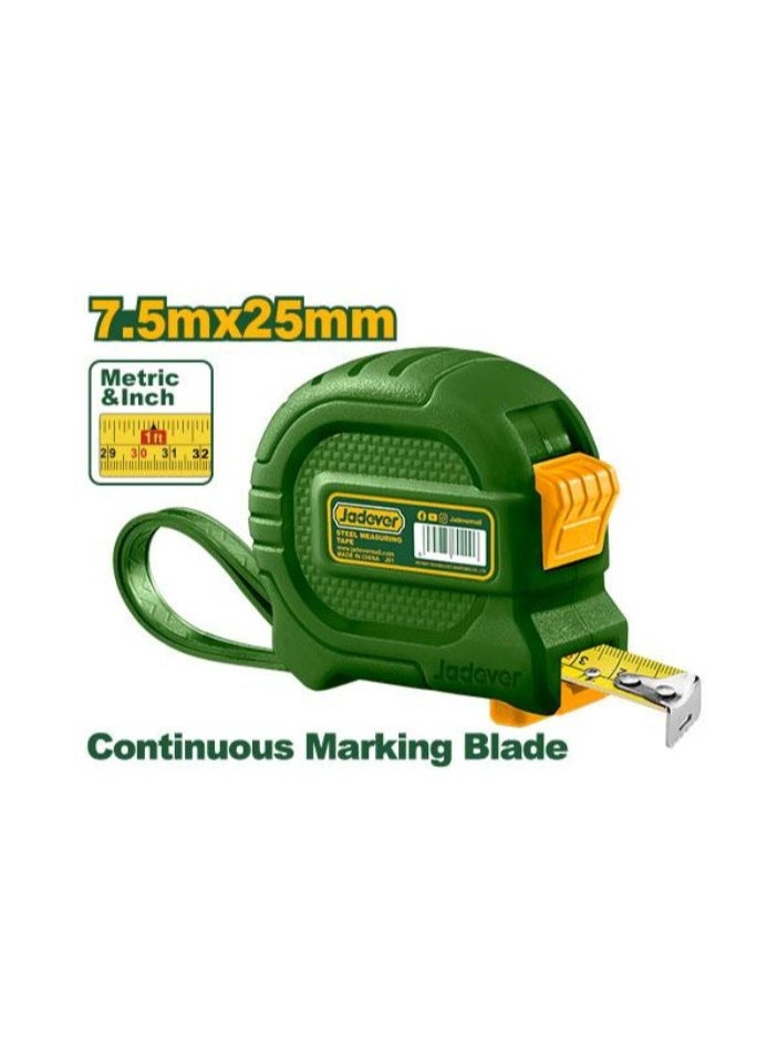 Jadever Meter measuring length 7.5 meters, 2.5 mm