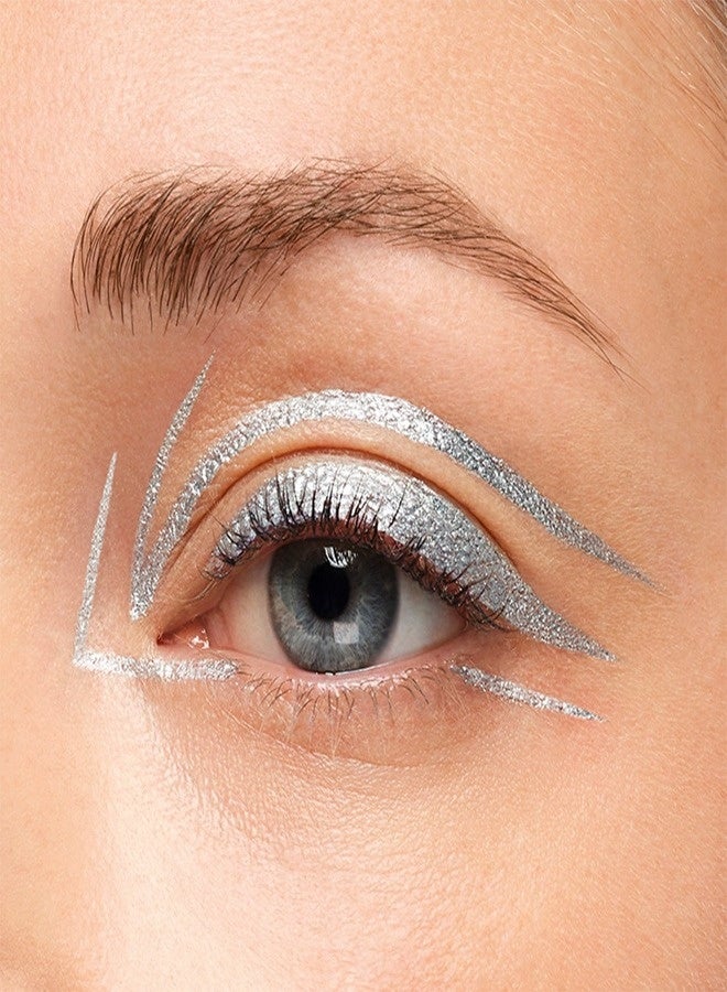 ميك اب فور ايفر محدد عيون أكوا ريزيست كولور إنك من ميك أب فور إيفر، 2 مل - لون 07 فضي باور (فضي معدني) - محدد عيون سائل مقاوم للماء والتلطخ ويدوم 24 ساعة - Image 4