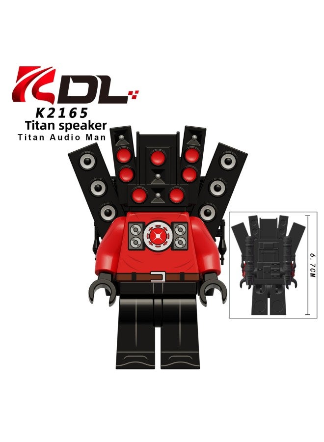 Huge Titan TV Man 3.0 Lightning Toilet Man Flying Monitor Man Boy Audio Man Assembled Toys-Color:K2165 Titan Speaker [big Boss] 6.7cm  - Image 1