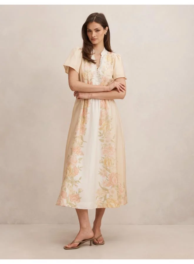 Forever New Chiara Flutter Sleeve Midi