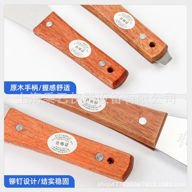 Stainless Steel Ink Mixing Knife Blade Silk Screen Printing Ink Solder Paste Scraper Curved Spatula Color Mixing Paint Paint Mixing Knife - Image 4