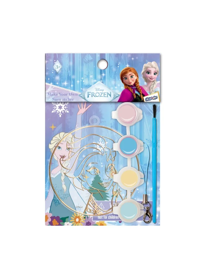 ديزني Frozen Elsa Make Your Own Suncatcher | Painting Kit | Art & Craft For Kids | Fun Staycation Activity | Age 3+
