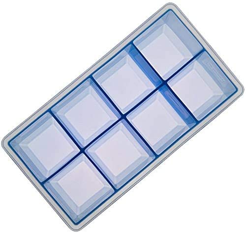 LURCH Germany Silicone Ice Cube Tray 1.9 x 1.9 Inch / 5x5 cm - Blue - Image 5