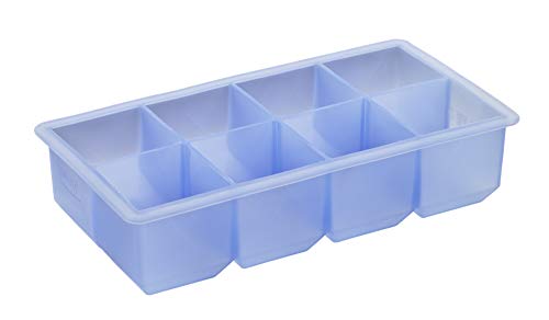 LURCH Germany Silicone Ice Cube Tray 1.9 x 1.9 Inch / 5x5 cm - Blue - Image 1