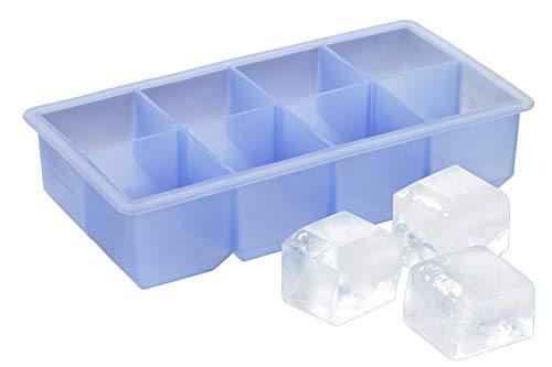 LURCH Germany Silicone Ice Cube Tray 1.9 x 1.9 Inch / 5x5 cm - Blue - Image 3