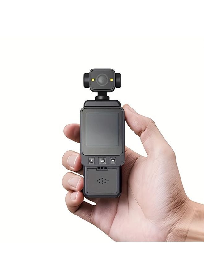 Black 1080P Video Recorder With 154 Inch Screen Rotating Lens And Fill Light - Image 4