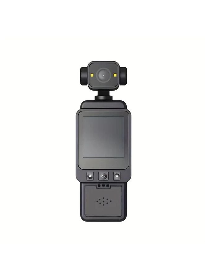 Black 1080P Video Recorder With 154 Inch Screen Rotating Lens And Fill Light - Image 1