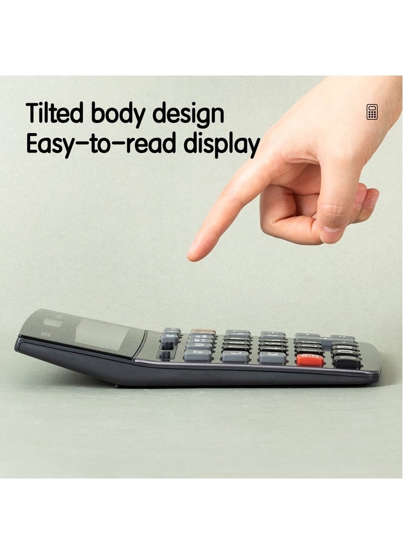 Deli Deli E39265 16-Digit Dual Power Calculator with 120-Step Check & 3-Year Warranty  - Image 2