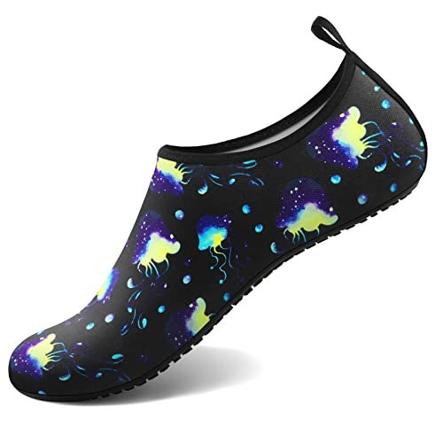 ATHMILE Water Shoes for Women Men QuickDry Aqua Socks Swim Beach Barefoot Yoga Exercise Wear Sport Accessories Pool Camping Must Haves Adult Youth Size 1314Women1213Men - Image 1