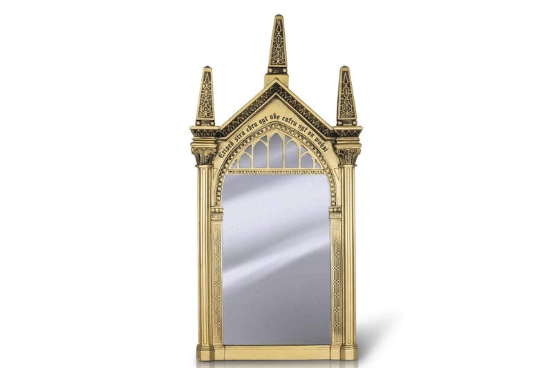 Harry Potter Replica Mirror of Erised Wall Decor | Hanging Mirror For Entryway, Living Room, Bedroom | Collectible Wizarding World Vanity Mirror | 25 x 10 Inches - Image 1