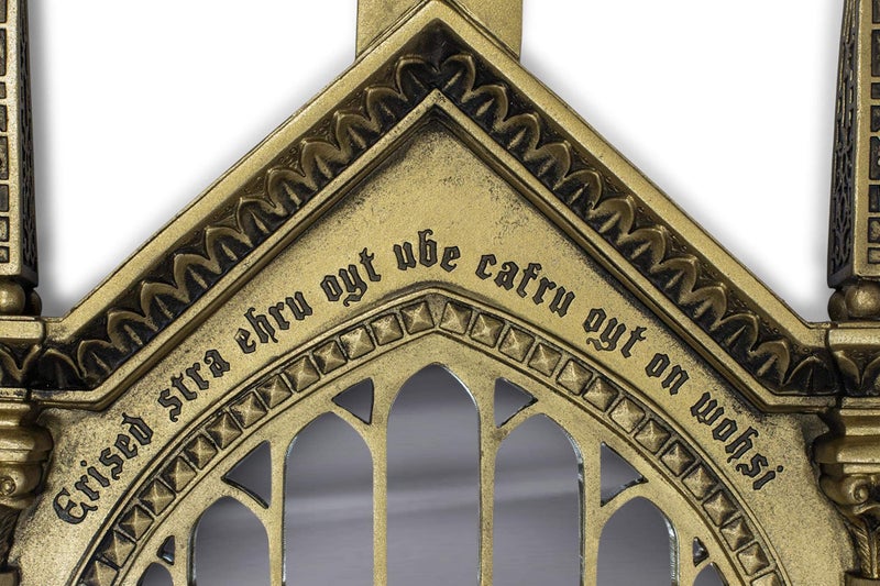 Harry Potter Replica Mirror of Erised Wall Decor | Hanging Mirror For Entryway, Living Room, Bedroom | Collectible Wizarding World Vanity Mirror | 25 x 10 Inches - Image 3
