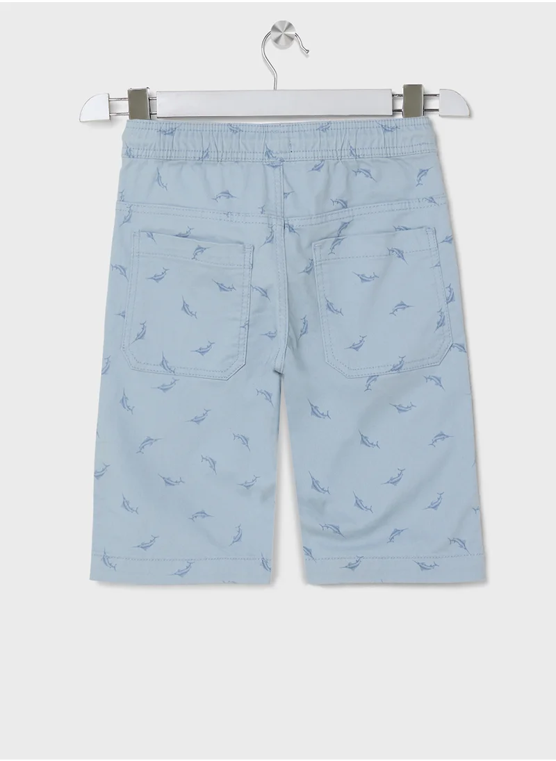 ريبلز مع نمشي Boys Pull-On Shorts