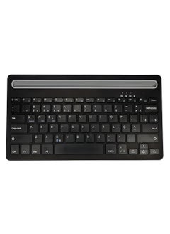Zero ZR-3666 Bluetooth Wireless Keyboard English & Arabic with Slim Frame Design - works on Windows, Android, iOS  - Image 1